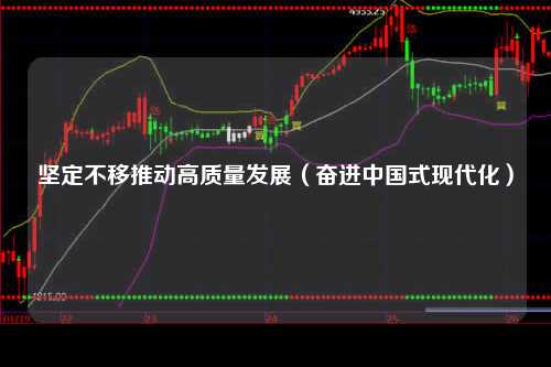坚定不移推动高质量发展（奋进中国式现代化）