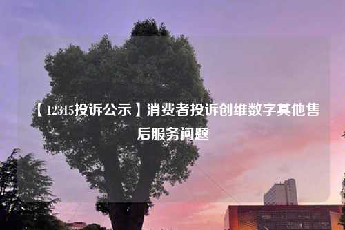 【12315投诉公示】消费者投诉创维数字其他售后服务问题