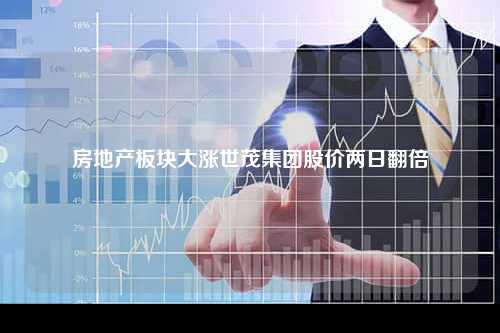 房地产板块大涨世茂集团股价两日翻倍